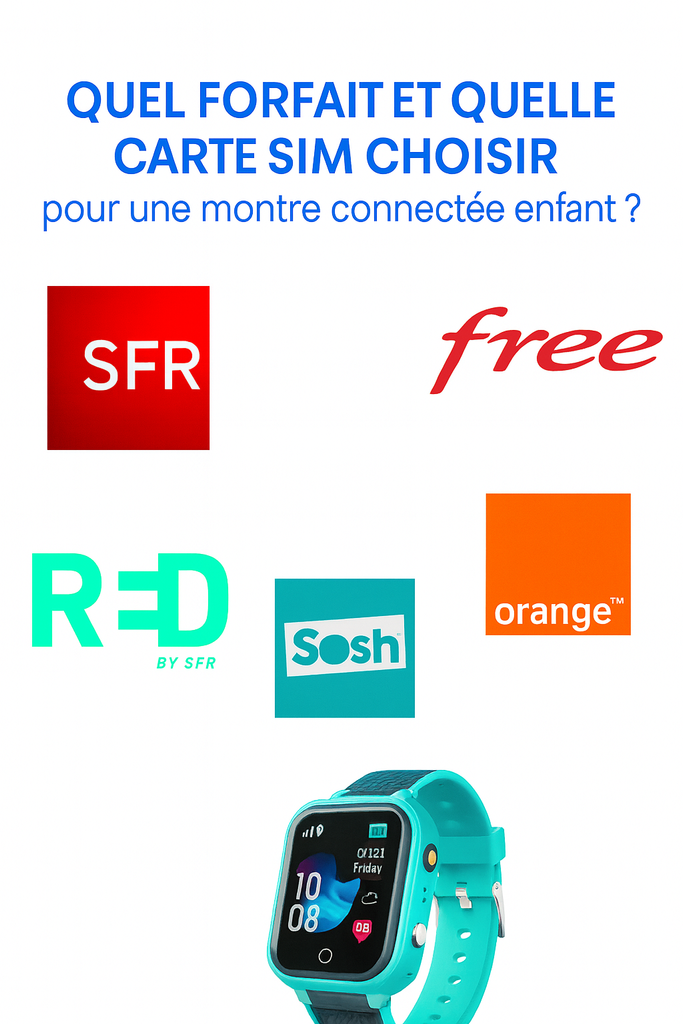Quel Forfait et Quelle Carte SIM Choisir pour une montre connectée enfant ?